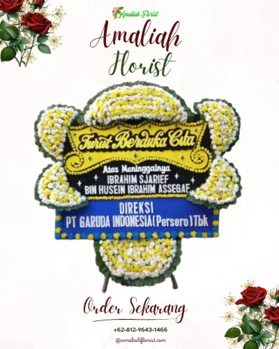 Papan Bunga Duka di 36 Ilir