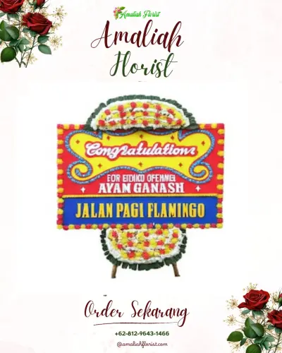 Bunga Papan Congratulation di 36 Ilir
